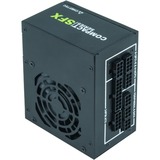 Chieftec CSN-550C unidad de fuente de alimentación 550 W 20+4 pin ATX PS/2 Negro, Fuente de alimentación de PC negro, 550 W, 100 - 240 V, 47 - 63 Hz, 6 A, Activo, 90 W