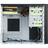 Chieftec CT-01B-350GPB carcasa de ordenador Mini Tower Negro 350 W, Cajas de torre negro, Mini Tower, PC, Negro, micro ATX, SECC, 14 cm