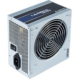 Chieftec GPB-350S unidad de fuente de alimentación 350 W 20+4 pin ATX PS/2 Plata, Fuente de alimentación de PC gris, 350 W, 200 - 240 V, 47 - 63 Hz, 3 A, Activo, 90 W