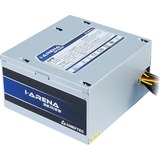 Chieftec GPB-450S unidad de fuente de alimentación 450 W 20+4 pin ATX PS/2 Plata, Fuente de alimentación de PC gris, 450 W, 200 - 240 V, 47 - 63 Hz, 3.5 A, Activo, 100 W