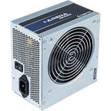 Chieftec GPB-450S unidad de fuente de alimentación 450 W 20+4 pin ATX PS/2 Plata, Fuente de alimentación de PC gris, 450 W, 200 - 240 V, 47 - 63 Hz, 3.5 A, Activo, 100 W