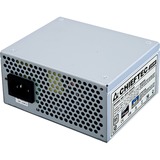 Chieftec SFX-250VS unidad de fuente de alimentación 250 W 20+4 pin ATX Plata, Fuente de alimentación de PC gris, 250 W, 230 V, 50 Hz, 3 A, Activo, 80 W