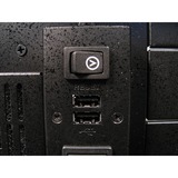 Chieftec UNC-410S-B-U3 Estante Negro, Servidor de vivienda Estante, PC, Negro, ATX, micro ATX, Acero, 14 cm