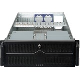 Chieftec UNC-411E-B-OP carcasa de ordenador Estante Negro, Servidor de vivienda negro, Estante, Servidor, Negro, ATX, EATX, micro ATX, SECC, 14 cm