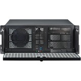 Chieftec UNC-411E-B carcasa de ordenador Estante Negro, Plata 400 W, Servidor de vivienda negro, Estante, Servidor, Negro, Plata, ATX, EATX, micro ATX, SECC, 4U