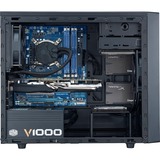 Cooler Master N200 Mini-Tower Negro, Cajas de torre negro, Mini-Tower, PC, De plástico, Acero, Negro, Micro ATX,Mini-ITX, Hogar / Oficina