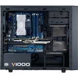 Cooler Master N200 Mini-Tower Negro, Cajas de torre negro, Mini-Tower, PC, De plástico, Acero, Negro, Micro ATX,Mini-ITX, Hogar / Oficina