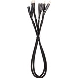 Corsair CC-8900244 cable de alimentación interna 0,3 m, Cable alargador negro, 0,3 m, Macho, Macho, Derecho, Derecho, Negro