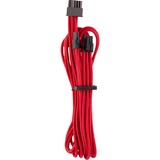 Corsair CP-8920223 cable de alimentación interna rojo, Macho, Macho, Derecho, Derecho, Negro, Rojo