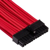 Corsair CP-8920223 cable de alimentación interna rojo, Macho, Macho, Derecho, Derecho, Negro, Rojo