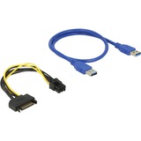 DeLOCK 41426 tarjeta y adaptador de interfaz Interno PCI, PCIe, USB 3.2 Gen 1 (3.1 Gen 1), Tarjeta de ampliación PCI, PCI, PCIe, USB 3.2 Gen 1 (3.1 Gen 1), China, 0,8 Gbit/s, 43,5 mm, 128,2 mm