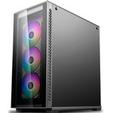 DeepCool Matrexx 70 ADD-RGB 3F Midi Tower Negro, Cajas de torre negro, Midi Tower, PC, Negro, ATX, EATX, micro ATX, Mini-ITX, ABS sintéticos, SPCC, Vidrio templado, Juego