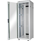 Digitus Armario de red de la serie Unique - 600 x 600 mm (an. x pr.), Armario IT gris claro, Rack o bastidor independiente, 800 kg, Gris