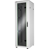 Digitus Armario de red de la serie Unique - 600 x 600 mm (an. x pr.), Armario IT gris claro, Rack o bastidor independiente, 800 kg, Gris