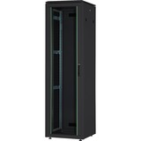 Digitus Armario de red de la serie Unique - 600 x 800 mm (an. x pr.), Armario IT negro, Rack o bastidor independiente, 800 kg, Negro