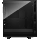 Fractal Design Define 7 Compact Midi Tower Negro, Cajas de torre negro, Midi Tower, PC, Negro, ATX, micro ATX, Micro-ITX, Aluminio, Acero, Vidrio templado, Hogar / Oficina