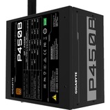 GIGABYTE P450B unidad de fuente de alimentación 450 W 20+4 pin ATX ATX Negro, Fuente de alimentación de PC negro, 450 W, 100 - 240 V, 50/60 Hz, 8 - 4 A, Activo, 103 W