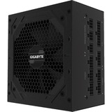 GIGABYTE P750GM unidad de fuente de alimentación 750 W 20+4 pin ATX ATX Negro, Fuente de alimentación de PC negro, 750 W, 100 - 240 V, 50 - 60 Hz, 12-6 A, Activo, 16 ms