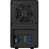 ICY BOX IB-RD3620SU3 unidad de disco multiple Escritorio Negro, Caja de unidades negro, SATA, Serial ATA II, Serial ATA III, 1,11 kg, Escritorio, Negro