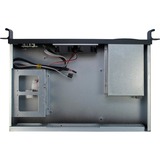 Inter-Tech 1.5U-1528L Estante Negro, Servidor de vivienda negro, Estante, Servidor, Negro, Mini-ITX, Acero, 1.5U