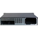 Inter-Tech 2U-2098-SK Estante Negro, Servidor de vivienda negro, Estante, Servidor, Negro, Mini-ITX, uATX, Acero, 2U