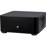 Inter-Tech A80 Small Form Factor (SFF) Negro 60 W, Caja HTPC negro, Small Form Factor (SFF), PC, Negro, ITX, Aluminio, 4 cm