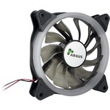 Inter-Tech Argus RS-051 RGB Carcasa del ordenador Ventilador 12 cm Negro negro, Ventilador, 12 cm, 900 RPM, 22 dB, 50,12 cfm, Negro