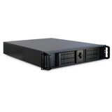 Inter-Tech IPC 2U-2098-SL Estante Negro, Servidor de vivienda negro, Estante, Servidor, Negro, ATX, micro ATX, uATX, Mini-ITX, Acero, 2U