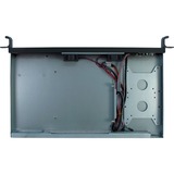 Inter-Tech IPC-K-126L Estante Negro, Servidor de vivienda negro, Estante, Servidor, Negro, Mini-ITX, Acero, 1U