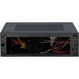 Inter-Tech ITX-601 Escritorio Negro 60 W, Caja HTPC negro, Escritorio, PC, Negro, ITX, Hogar / Oficina, CE