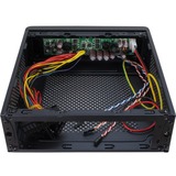 Inter-Tech ITX-601 Escritorio Negro 60 W, Caja HTPC negro, Escritorio, PC, Negro, ITX, Hogar / Oficina, CE