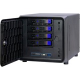 Inter-Tech SC-4100 Estante Negro, Caja cubo negro, Estante, Servidor, Negro, Mini-ITX, Acero, 1U