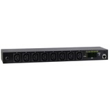 Inter-Tech SW-1681 unidad de distribución de energía (PDU) 8 salidas AC Negro, Regleta negro, Conmutado, Negro, LED, 8 salidas AC, C13 acoplador, C20 acoplador