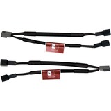 Noctua NA-SYC2 accesorio o pieza de sistema de refrigeración para ordenador, Cable Negro, 3 pines, 111 mm, 29 mm, 150 mm, 58 g