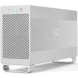 OWC Mercury Elite Pro Dual Caja de disco duro (HDD) Blanco 3.5", Caja de unidades plateado, Caja de disco duro (HDD), 3.5", Serial ATA II, Serial ATA III, Conexión USB, Blanco