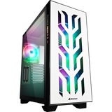 Sharkoon ELITE SHARK CA300T Torre Blanco, Caja de torre grande blanco, Torre, PC, Blanco, ATX, EATX, micro ATX, Mini-ITX, Juego, Multi