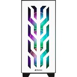 Sharkoon ELITE SHARK CA300T Torre Blanco, Caja de torre grande blanco, Torre, PC, Blanco, ATX, EATX, micro ATX, Mini-ITX, Juego, Multi