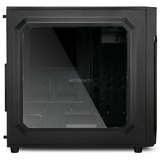 Sharkoon VG6-W RGB Midi Tower Negro, Cajas de torre negro, Midi Tower, PC, Negro, ATX, micro ATX, Mini-ATX, Juego, Azul, Verde, Rojo