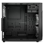 Sharkoon VG6-W RGB Midi Tower Negro, Cajas de torre negro, Midi Tower, PC, Negro, ATX, micro ATX, Mini-ATX, Juego, Azul, Verde, Rojo