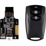 SilverStone ES02-USB mando a distancia RF inalámbrico PC Botones negro, PC, RF inalámbrico, Botones, Negro