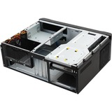 SilverStone GD06B carcasa de ordenador Escritorio Negro, Caja de sobremesa negro, Escritorio, PC, Aluminio, De plástico, SECC, Micro-ATX, Mini-DTX, Mini-ITX, Negro, 440 mm, Minorista