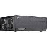 SilverStone GD09B-C HTPC Negro, Caja HTPC negro, HTPC, PC, Negro, ATX, micro ATX, SSI CEB, Aluminio, Plástico, Acero, 13,8 cm