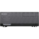 SilverStone Grandia GD09 Escritorio Negro, Caja HTPC negro, Escritorio, PC, Negro, ATX, micro ATX, Aluminio, Plástico, Acero, 2x 120 mm