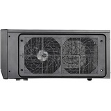 SilverStone Grandia GD09 Escritorio Negro, Caja HTPC negro, Escritorio, PC, Negro, ATX, micro ATX, Aluminio, Plástico, Acero, 2x 120 mm