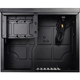 SilverStone Grandia GD09 Escritorio Negro, Caja HTPC negro, Escritorio, PC, Negro, ATX, micro ATX, Aluminio, Plástico, Acero, 2x 120 mm