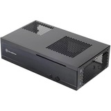 SilverStone ML05 HTPC Negro, Caja HTPC negro, HTPC, PC, Negro, Mini-ITX, Metal, Hogar / Oficina