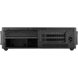 SilverStone ML07 carcasa de ordenador HTPC Negro, Caja HTPC negro, HTPC, PC, De plástico, Acero, Mini-DTX, Mini-ITX, Negro, Fondo