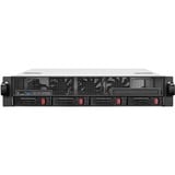 SilverStone RM21-304 Estante Blanco, Caja de rack negro, Estante, Servidor, Blanco, micro ATX, Mini-ITX, Metal, 2U