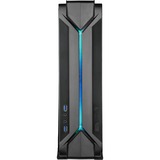 SilverStone RVZ03 Perfil bajo (Slimline) Negro, Caja HTPC negro, Perfil bajo (Slimline), PC, Negro, Mini-DTX, Mini-ITX, Plástico, Acero, 8,3 cm