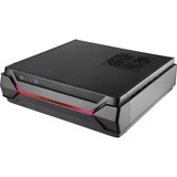 SilverStone RVZ03 Perfil bajo (Slimline) Negro, Caja HTPC negro, Perfil bajo (Slimline), PC, Negro, Mini-DTX, Mini-ITX, Plástico, Acero, 8,3 cm